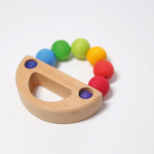 Grimm's | Grasping Toy Rainbow Boat at Milk Tooth
