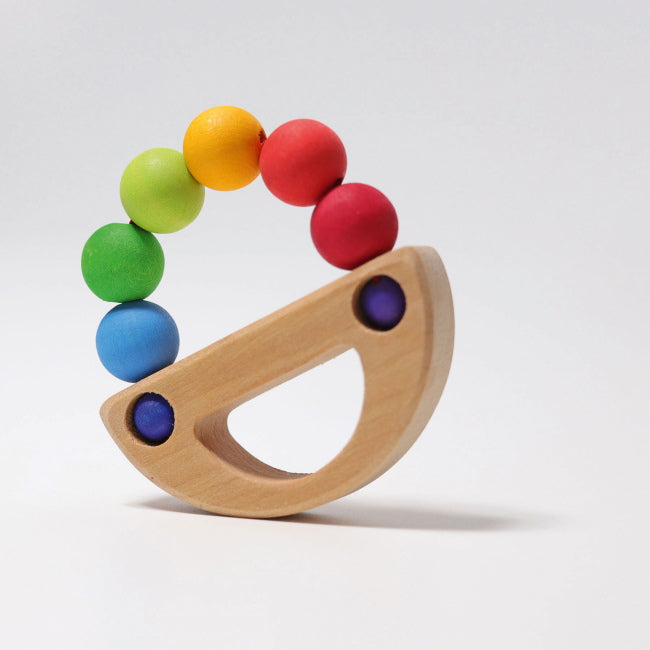 Grimm's | Grasping Toy Rainbow Boat at Milk Tooth