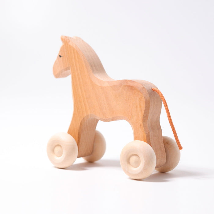 Grimm's | Horse on Wheels | Willy | Wooden Toy