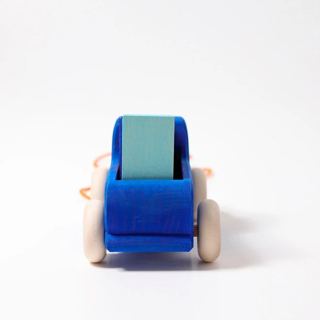 Grimm's | Large Blue Pull Along Truck