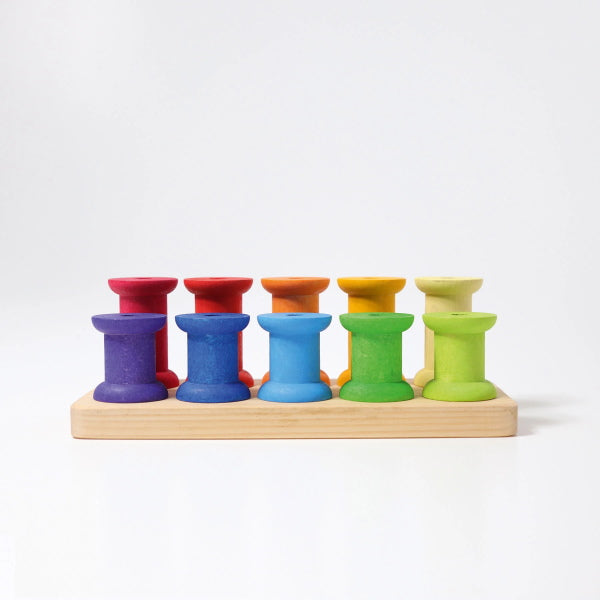 Grimm's | Large Bobbins Stacking Game
