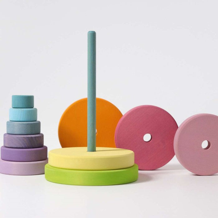 Grimm's | Large Conical Stacking Tower | Pastel