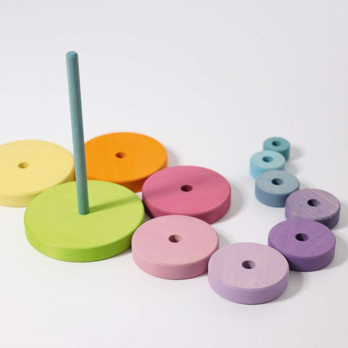 Grimm's | Large Conical Stacking Tower | Pastel
