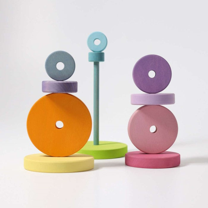 Grimm's | Large Conical Stacking Tower | Pastel