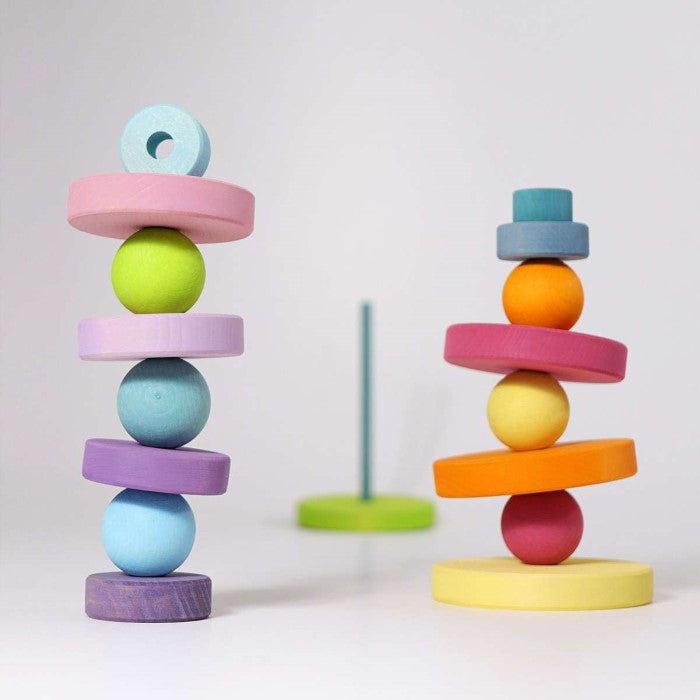 Grimm's | Large Conical Stacking Tower | Pastel