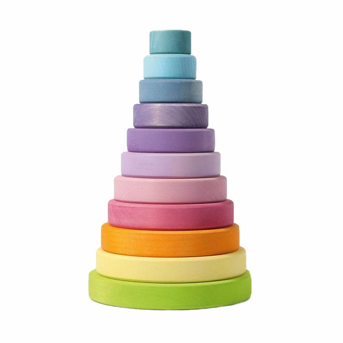 Grimm's | Large Conical Stacking Tower | Pastel