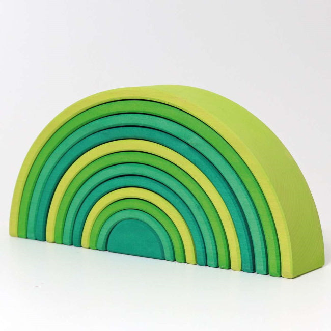 Grimm's | Large Rainbow Meadow Green at Milk Tooth