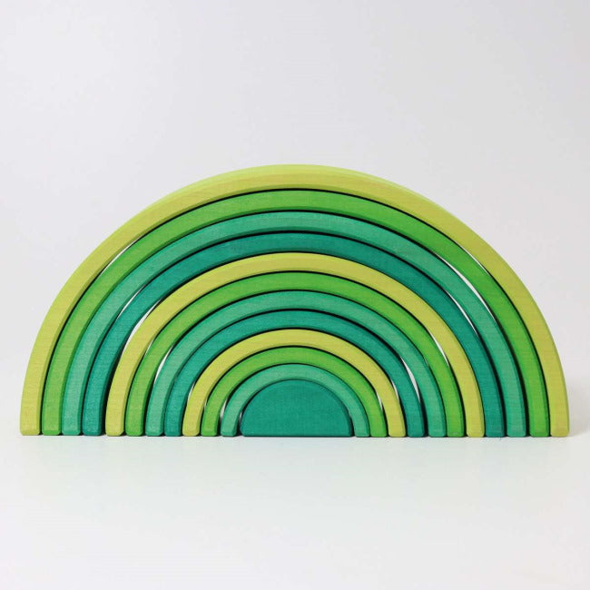 Grimm's | Large Rainbow Meadow Green at Milk Tooth