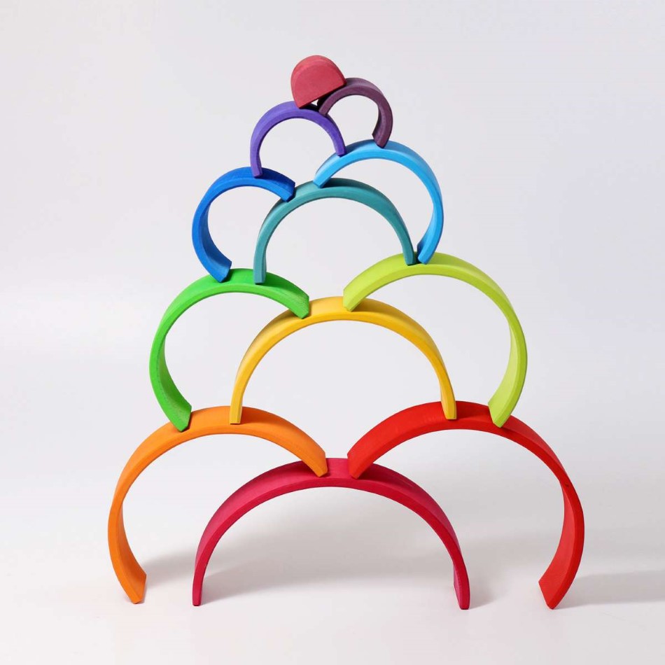 Grimm's | Large Rainbow Stacking Toy