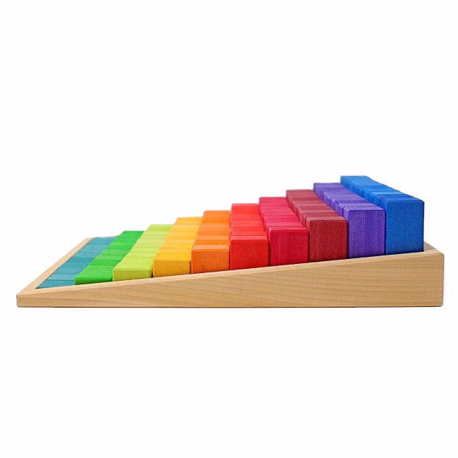 Grimm's | Stepped Counting Blocks | Large Building Set