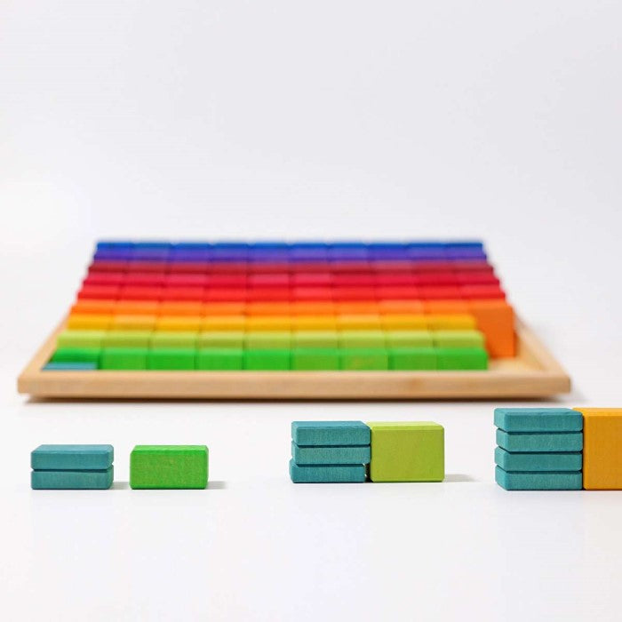 Grimm's | Stepped Counting Blocks | Large Building Set