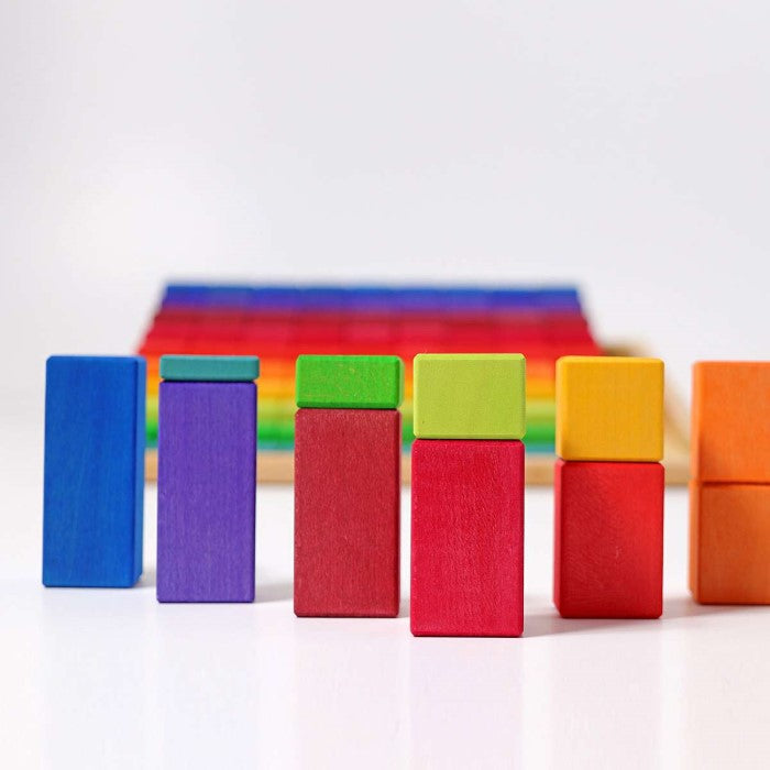 Grimm's | Stepped Counting Blocks | Large Building Set