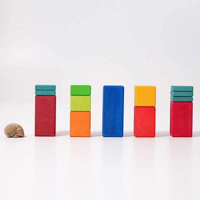 Grimm's | Stepped Counting Blocks | Large Building Set