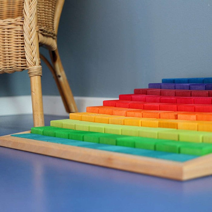 Grimm's | Stepped Counting Blocks | Large Building Set