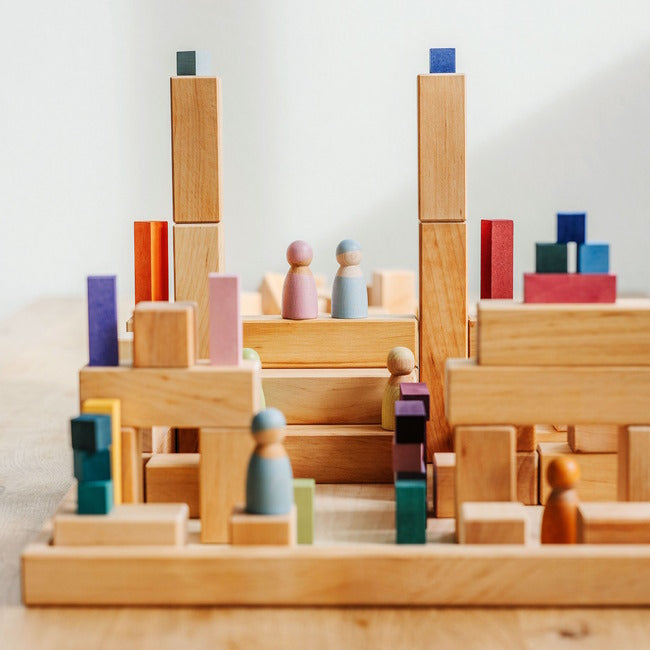 Grimm's | Natural Large Stepped Pyramid at Milk Tooth