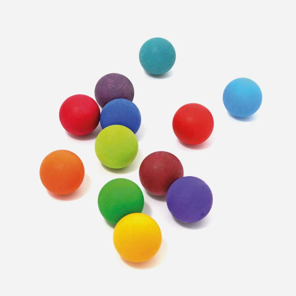 Grimm's | Small Rainbow Balls | Wooden Toys