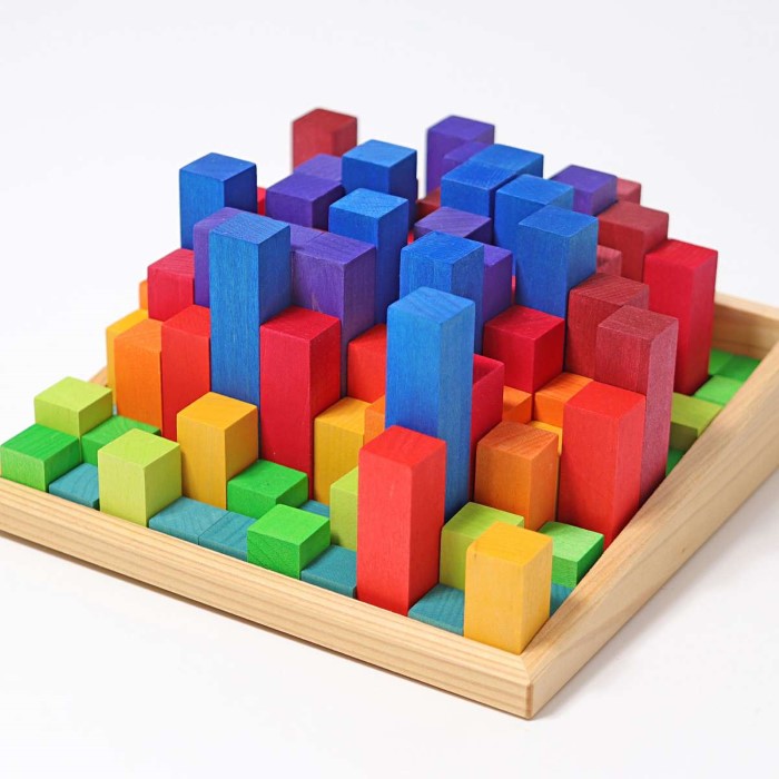 Grimm's | Stepped Counting Blocks | Small at Milk Tooth