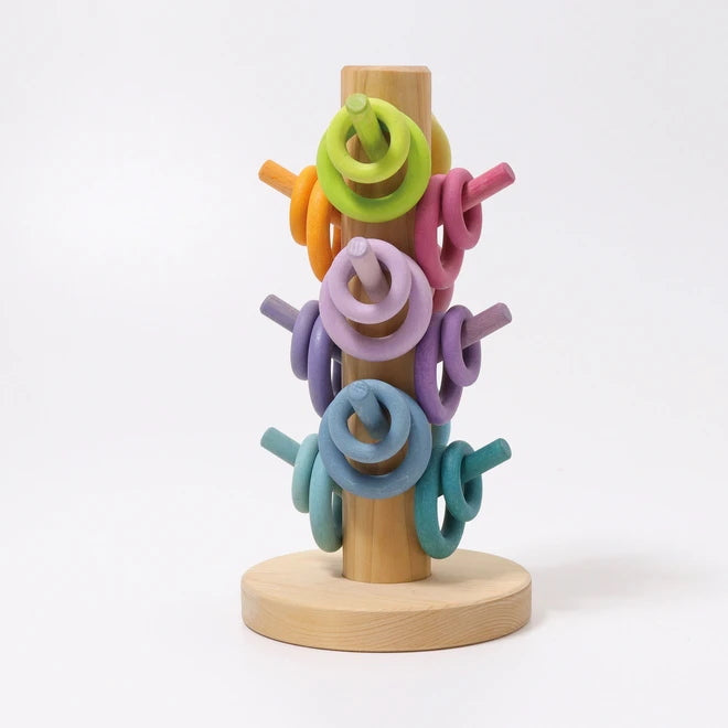 Grimm's | Sorting Helper for Building Rings | Pastel