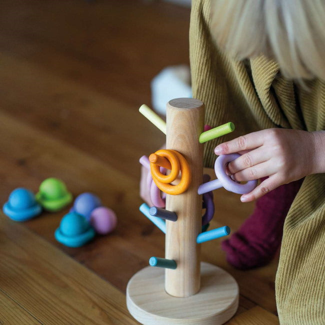 Grimm's | Sorting Helper for Building Rings | Pastel