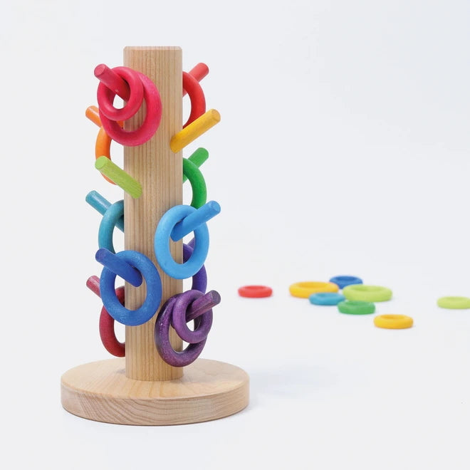 Grimm's | Sorting Helper for Building Rings | Rainbow
