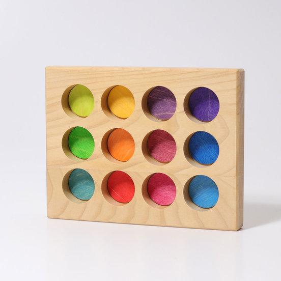 Grimm's Spiel und Holz | Rainbow Sorting Board