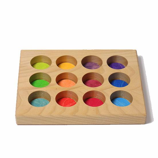 Grimm's Spiel und Holz | Rainbow Sorting Board