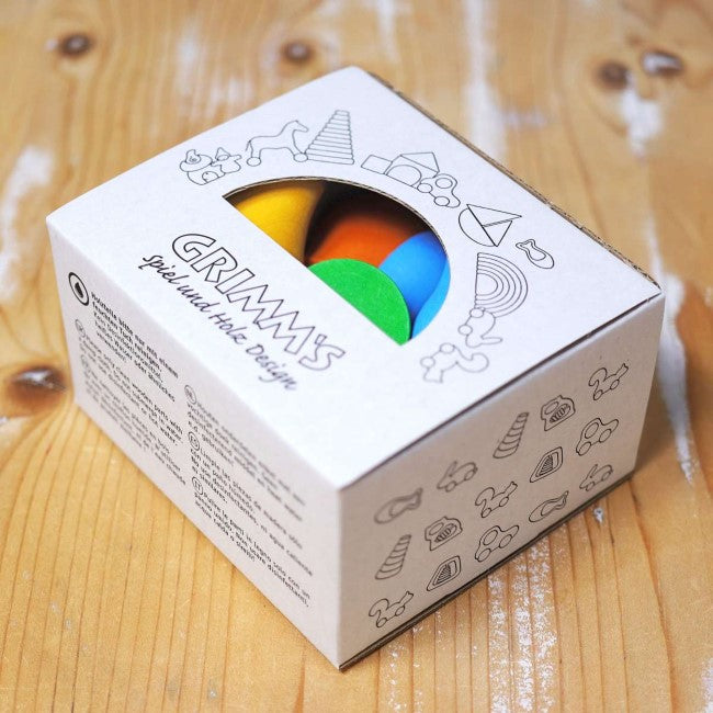 Grimm's | Rainbow Sorting Mushrooms | Wooden Toy