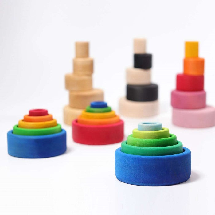 Grimm's | Natural Stacking Bowls at Milk Tooth