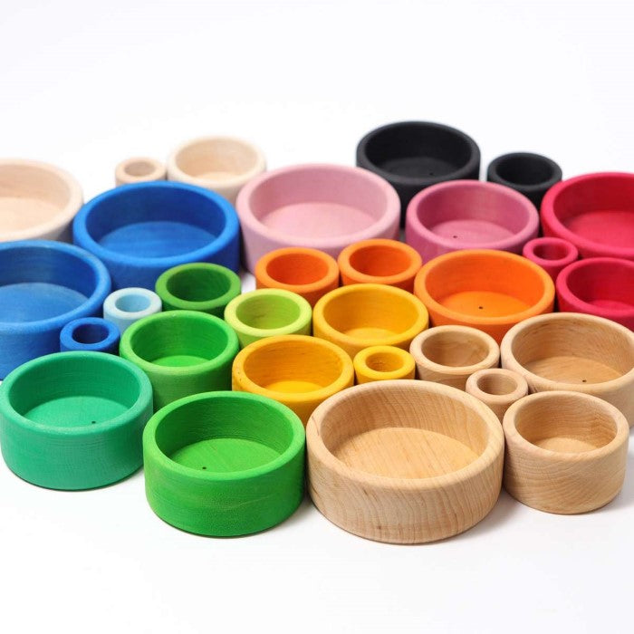 Grimm's | Natural Stacking Bowls at Milk Tooth
