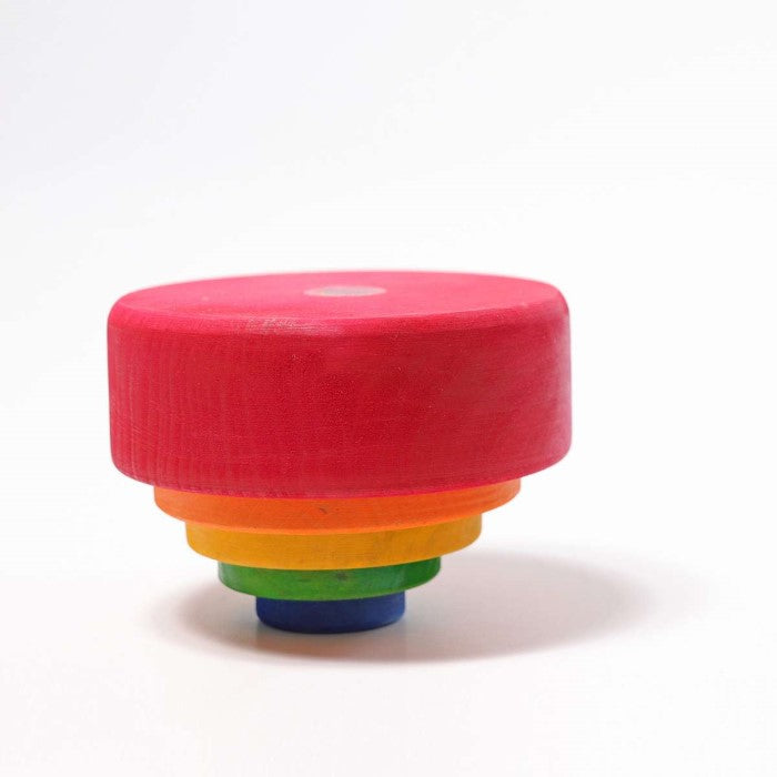 Grimm's | Coloured Stacking Bowls | Outside Red