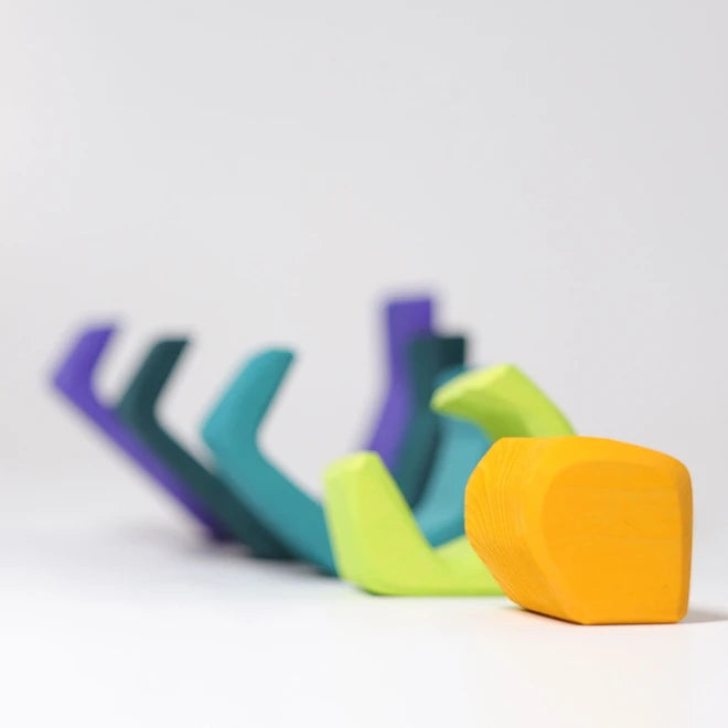 Grimm's | Wooden Stacking Toy | Cave Earth Stone