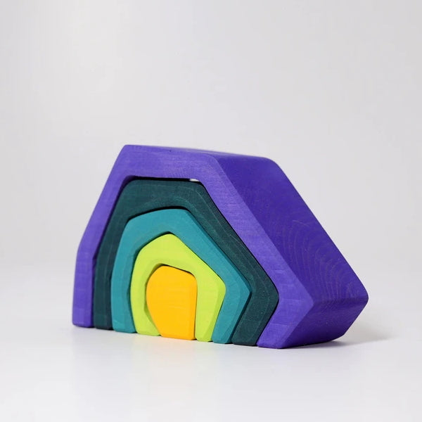 Grimm's | Wooden Stacking Toy | Cave