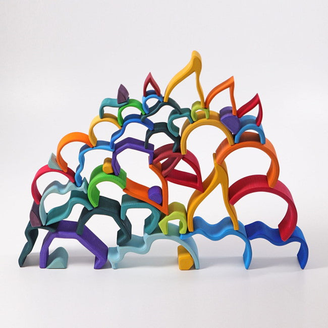 Grimm's | Stacking Fire Small wooden toy at Milk Tooth