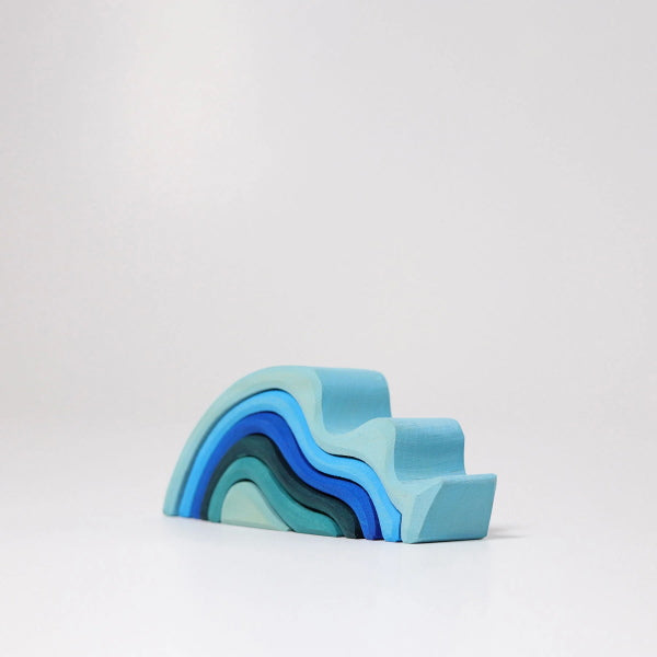 Grimm's | Wooden Stacking Toy | Water | Small