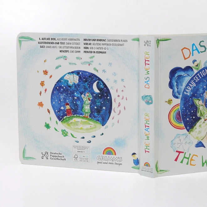 Grimm's | Weather Board Book at Milk Tooth