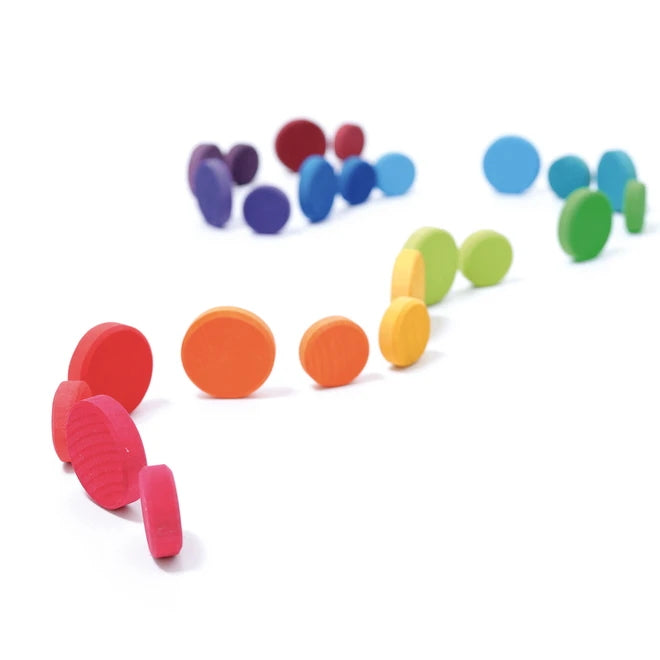 Grimm's | Wooden Rainbow Coins