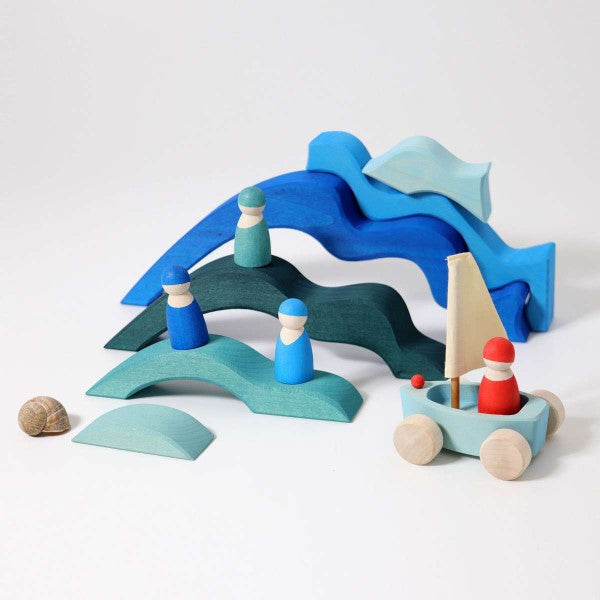 Grimm's | Building Set | Four Elements Puzzle | Large