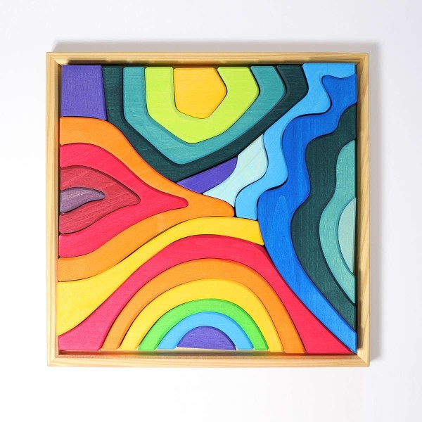 Grimm's | Building Set | Four Elements Puzzle | Large