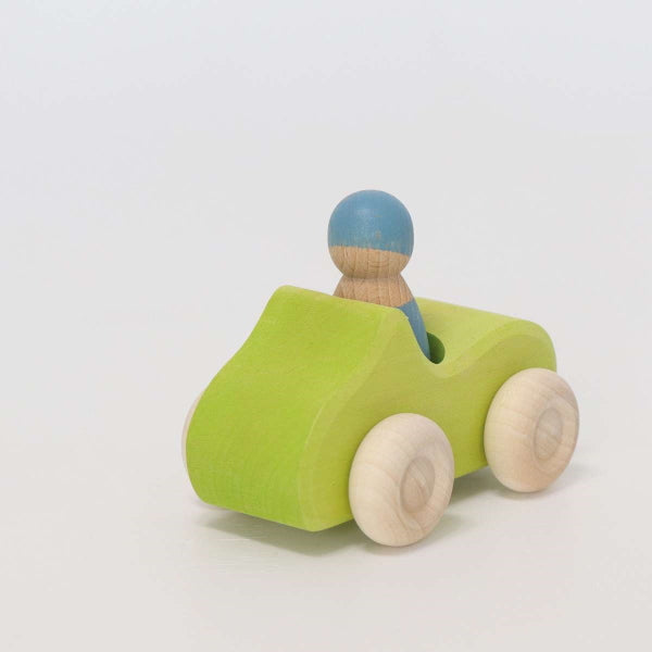 Grimm's | Convertible Car | Small | Green with Friend