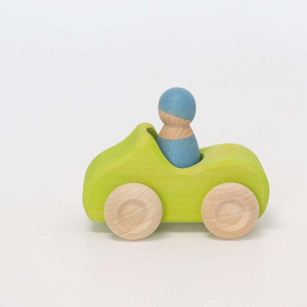 Grimm's | Convertible Car | Small | Green with Friend