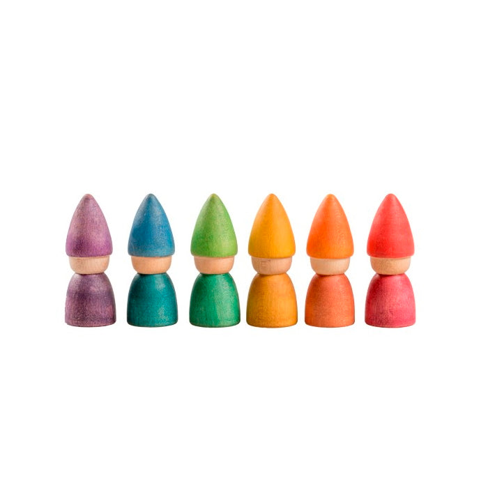 Grapat | Rainbow Tomtens | Nins Peg People Gnomes