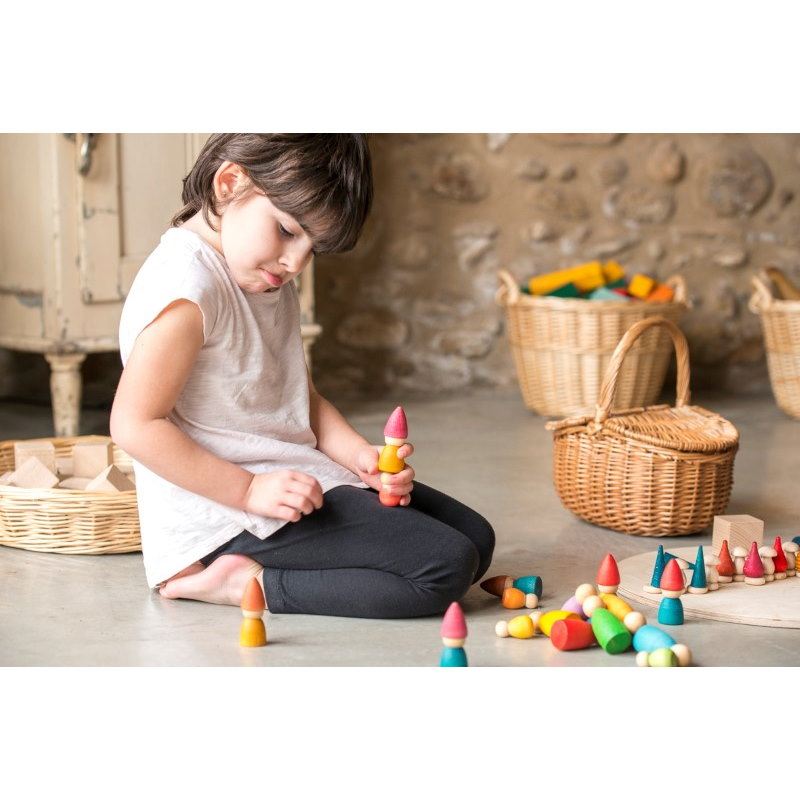 Grapat | Nins Tomten | Wooden Peg People Gnomes
