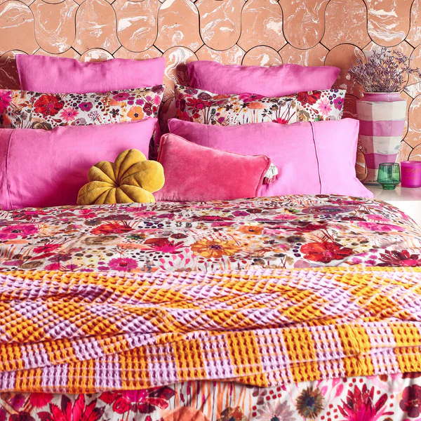 Kip and Co | Flat Sheet | King | Field of Dreams at Milk Tooth