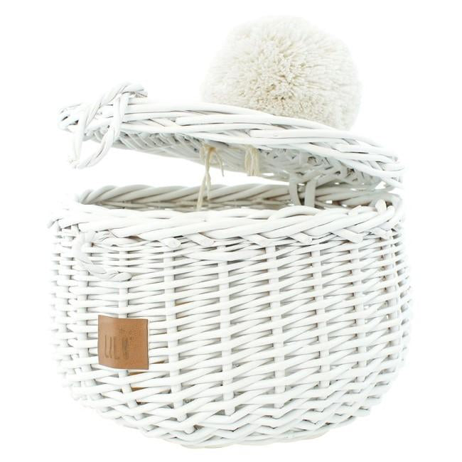 Lilu | Wicker Basket | Small | White
