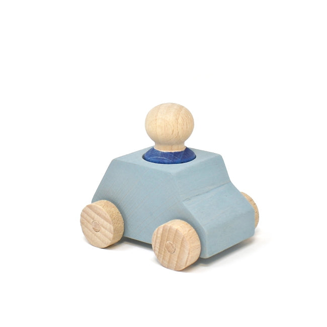 Lubulona | Car in Grey with Dark Blue Figure