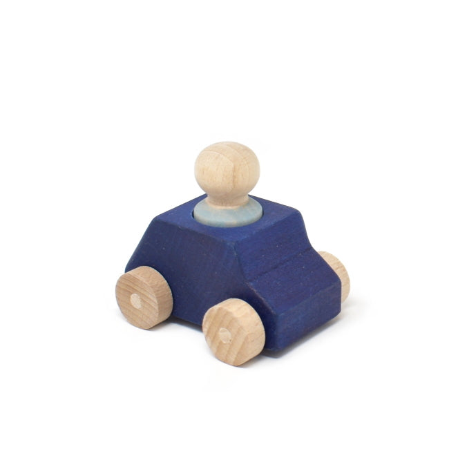 Lubulona | Car in Navy Blue with Grey Figure