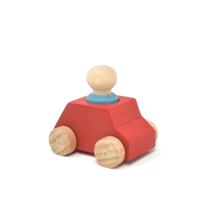 Lubulona | Car in Red with Blue Figure