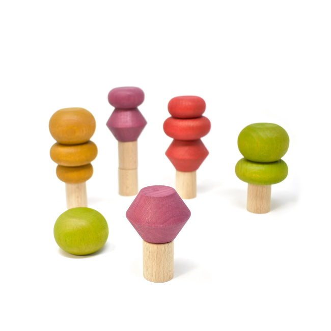 Lubulona | Stacking Trees Autumn for small world play