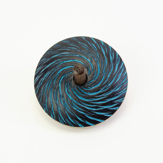 Mader | Black Diva Spinning Top Blue