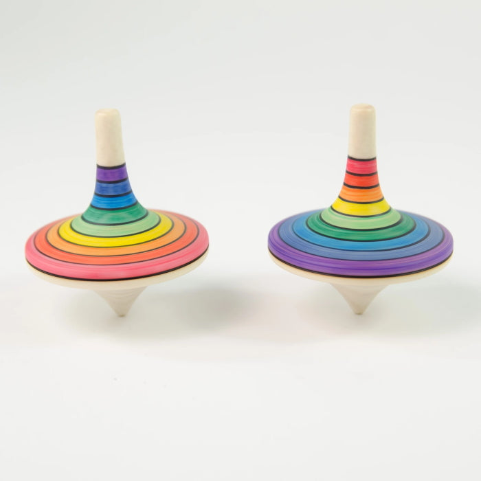 Mader | Large Rallye Spinning Top Rainbow